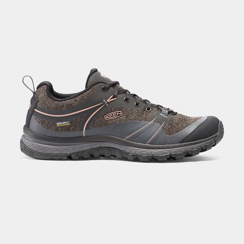 Keen Terradora Waterproof Womens Hiking Shoes Deep Grey Sale (9784-FDMWJ)